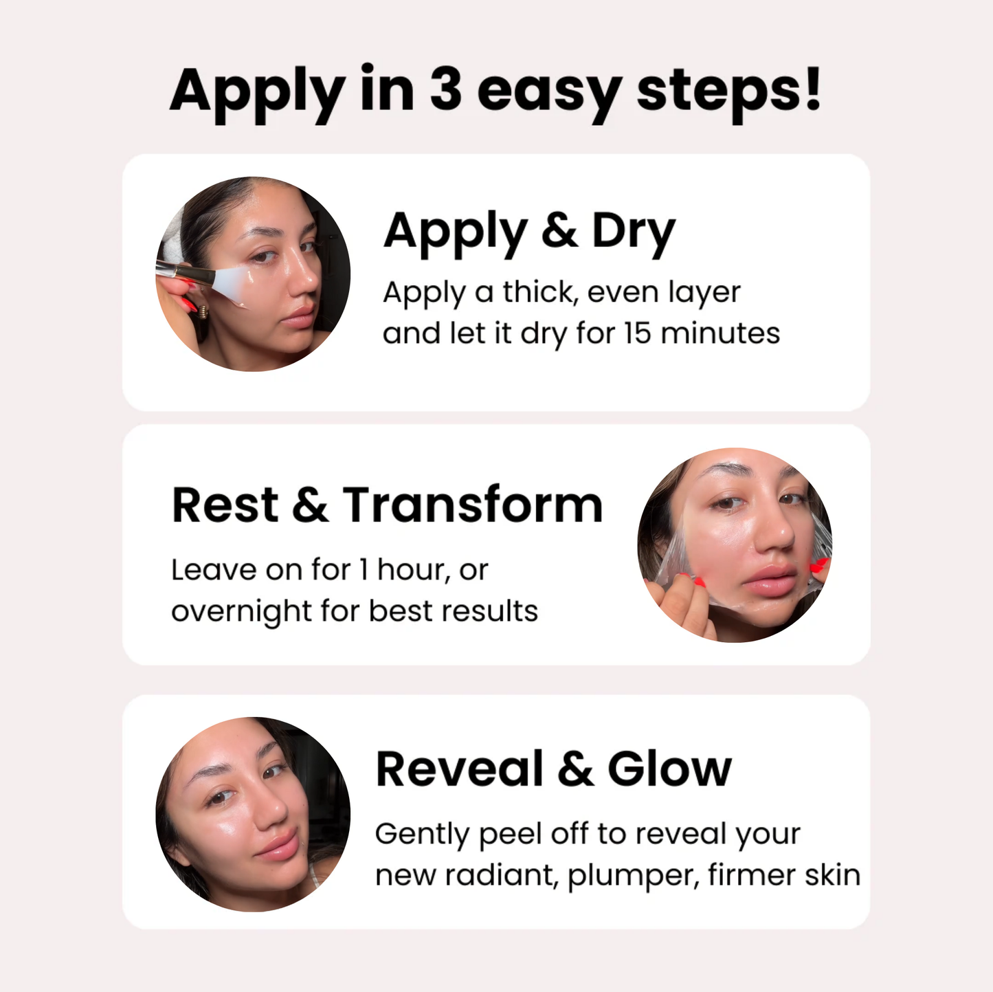 Nuvellis™ Glass Collagen Peel Of Facial Mask